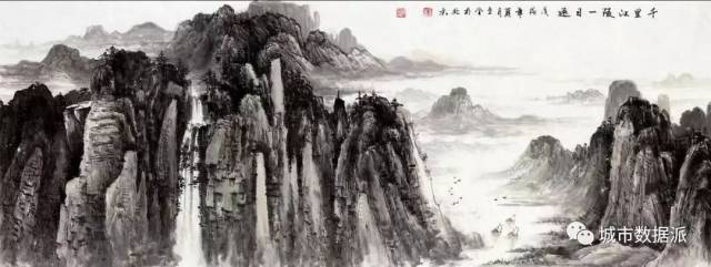 中国风来袭！如何用ArcGIS制作水墨风山水画丨城市数据派_手机搜狐网