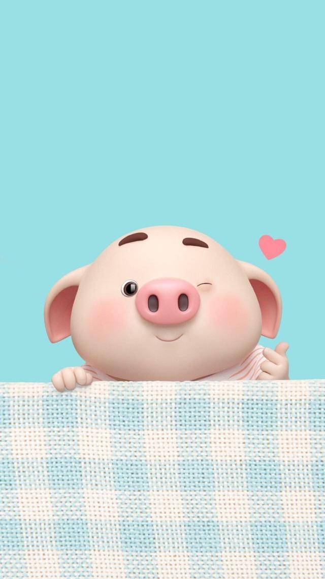 猪小屁手机壁纸分享 祝各位猪年行大运 ​_手机搜狐网