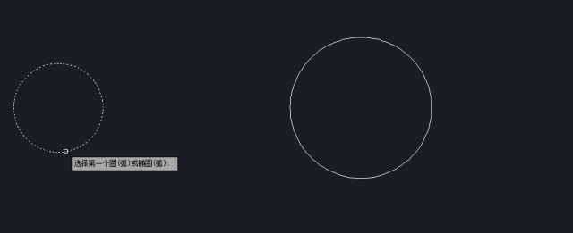 cad实用教程:如何快速绘制两个圆的公切线
