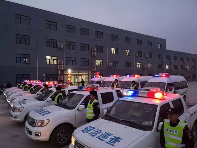 和重点区域进行巡查防控,并设置移动式红蓝警灯和"禁放"反光道指示牌