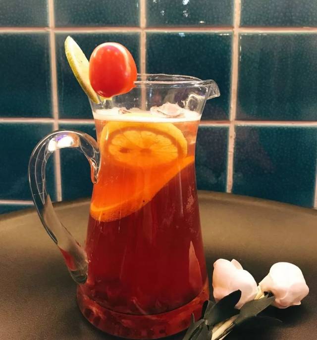 玫瑰柚子乌龙茶