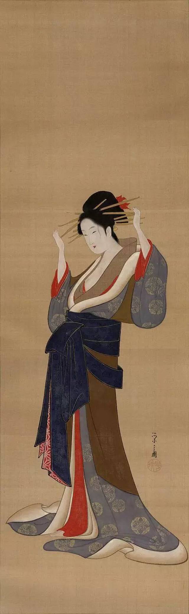 肉笔浮世绘美人：日本艺术家对艺伎隐秘生活的探究_搜狐网