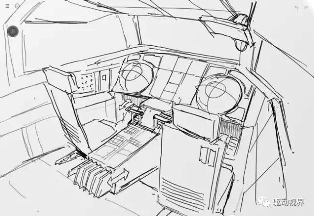 飞机驾驶舱简笔画图片