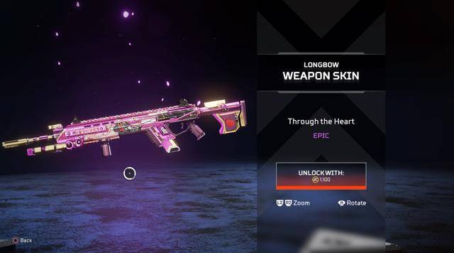 最近大火的大逃杀免费游戏《apex英雄》情人节限定皮肤上线啦!