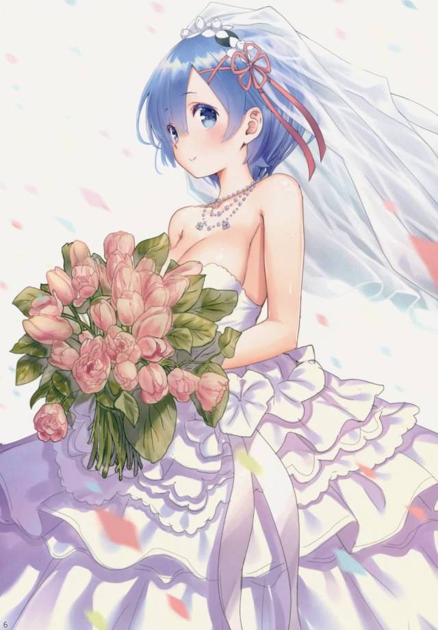 狂三:我婚纱性感,尼禄:我花嫁霸气,蕾姆:前面两位都是渣渣!