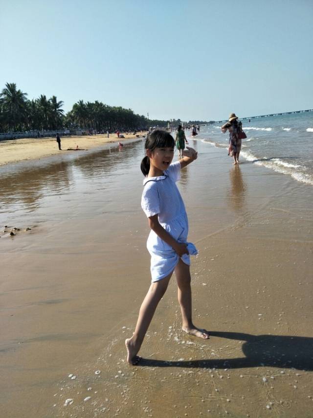 2019年的第一场旅行,带孩子在海边撒个欢