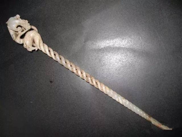 象牙簪,那时候的簪子还很朴素