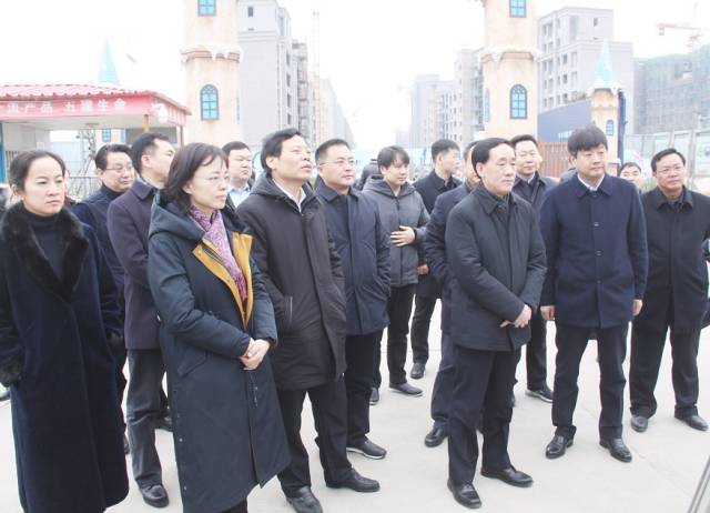 郑州市副市长孙晓红及新密市领导张红伟,杨洋陪同调研