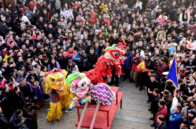 河南浚县:正月里的古庙会