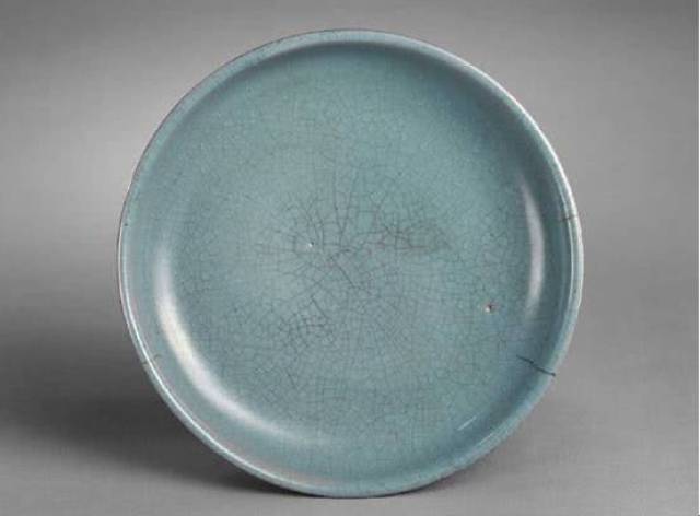 宋・古陶磁器・官窯・冰裂紋・方口花觚』極細工・骨董品・古賞物