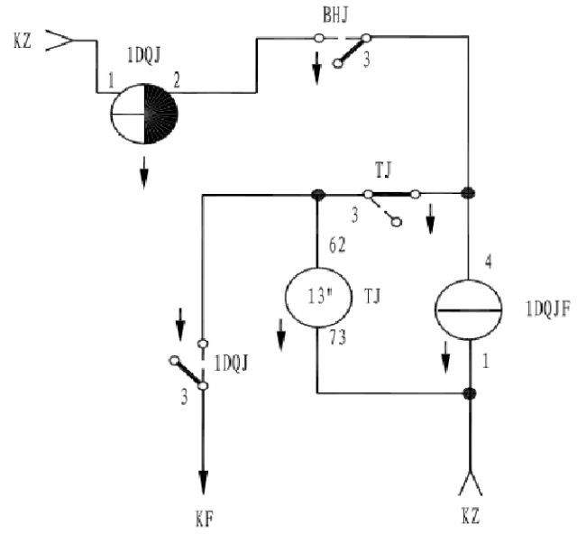 zdj9转辙机控制电路图,zdj9转辙机电路图