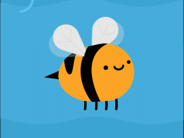 一群小蜜蜂卡通图片图片