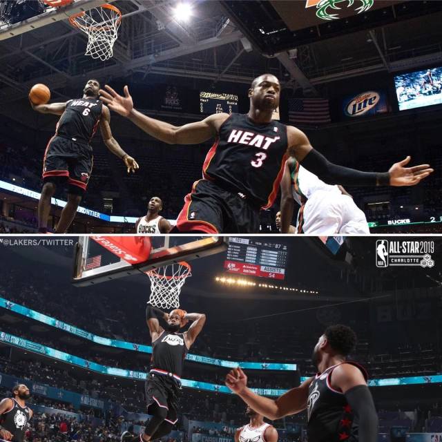 詹韦连线,司机三分,水花恩爱,字母逆天,盘点本届全明星十大瞬间_手机