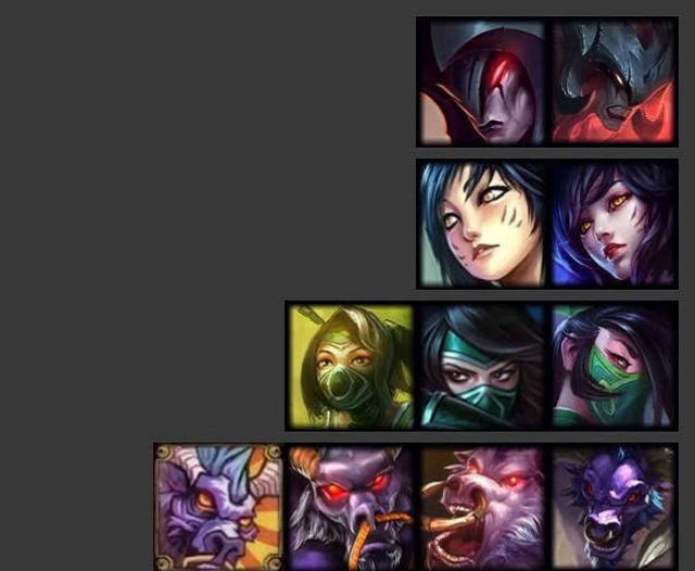 lol:分析英雄头像十年的变化,阿卡丽长大了,波比像个男孩子