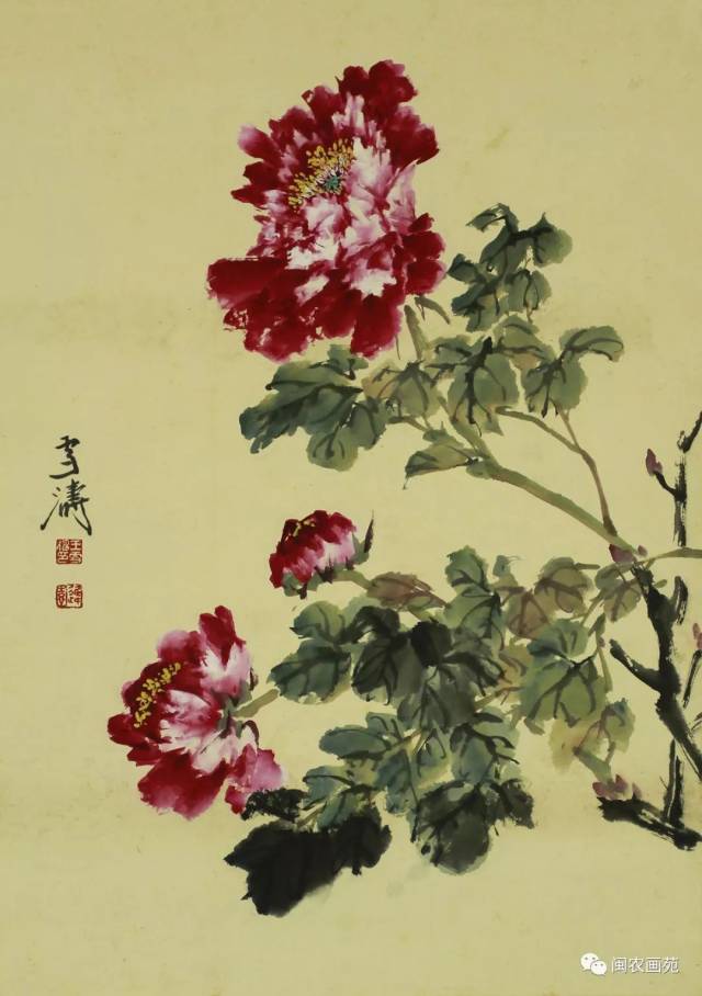 王雪涛 牡丹30幅,艳而不俗_手机搜狐网