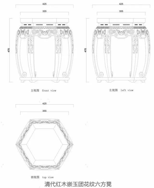 一文读懂明清凳类家具的制器思想(附:凳类cad图集)