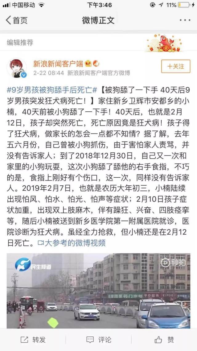 總體上說,被狗舔一下傷口,確實是有可能獲得狂犬病並且引發死亡的.