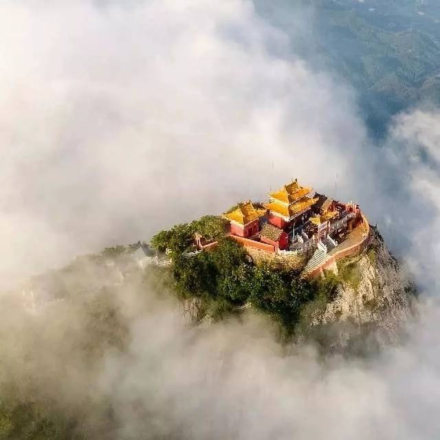 镇平五朵山风景区图片图片