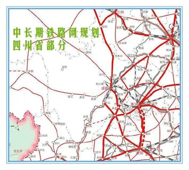 四川铁路图全图可放大图片