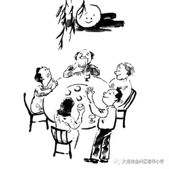 独在异乡为异客简笔画图片