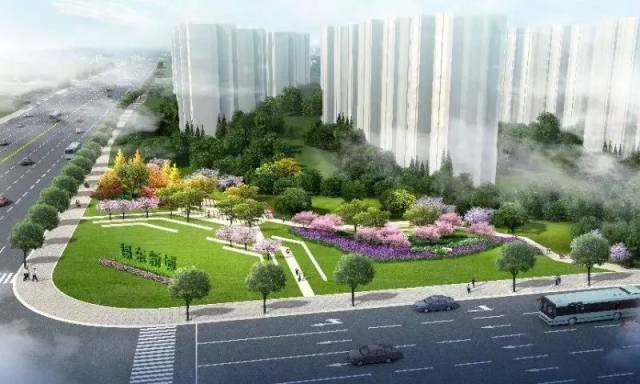 项目位于 新华路与锡东大道交叉口的西侧和南侧,总面积约8000平方米