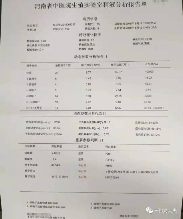 男性不孕不育证明图片图片