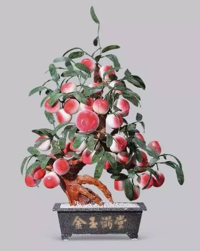 玉石水果盆景：福上加福，更添喜气！_搜狐网
