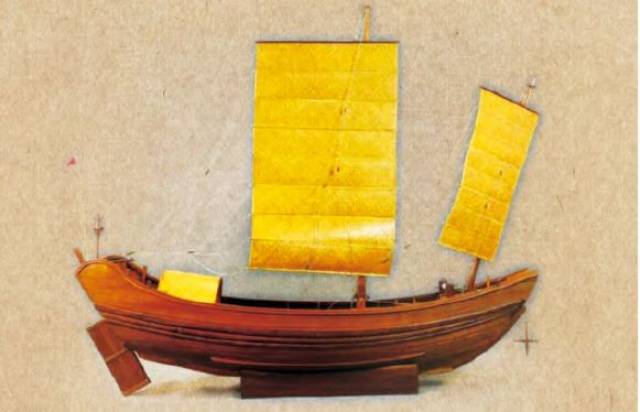 木帆船舭龙骨是中国首创
