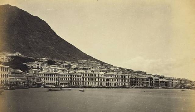160年前香港长这个样子，没有高楼大厦，却是英国控制的重要城市_搜狐网