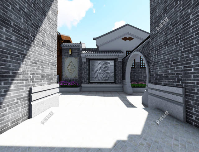 二进式中式四合院,建筑震撼人心,庭院美景如画,超赞!