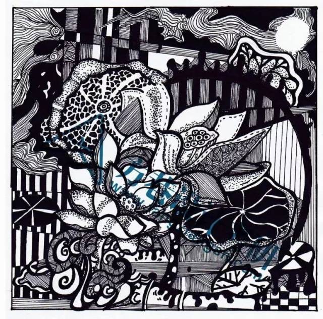 考研备考作品 | 黑白装饰画考研通关必学