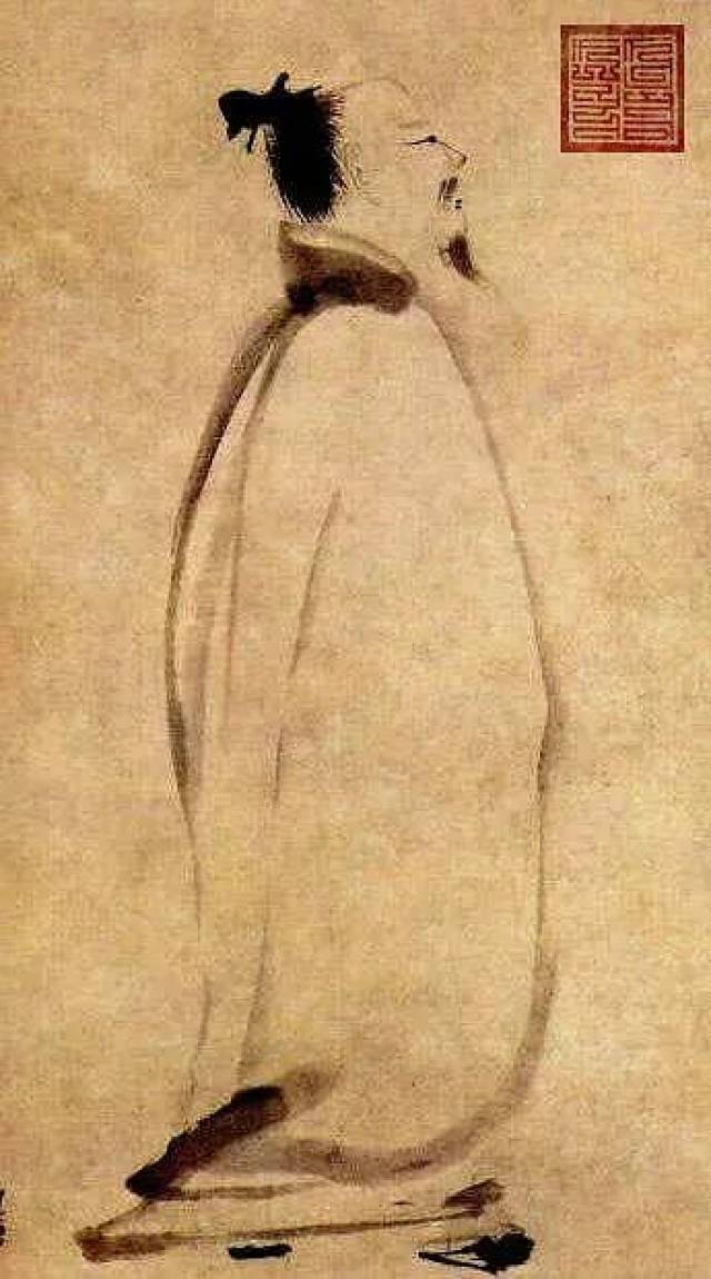 中艺汇赏名画：这可能是小编最爱人物画之一-李白行吟图_搜狐网