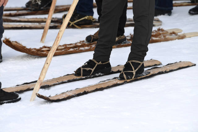 全民健身·悦动人生——"复活"的滑雪板