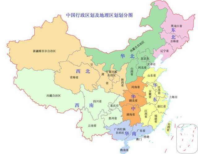 中国西北地区主要在哪里，西北五省是那五个地区?