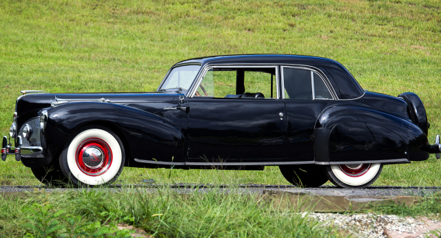 40年代的老爷车,达官贵人专属座驾,连轮胎都是一种身份象征!