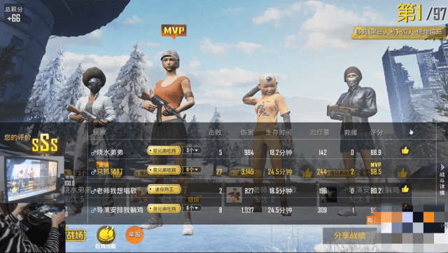 AG包子新赛季组建猛男车队,全局刚枪拿下42杀