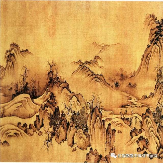 全くの未使用、新品 中国絵画 山道 Old Chinese painting - 美術品