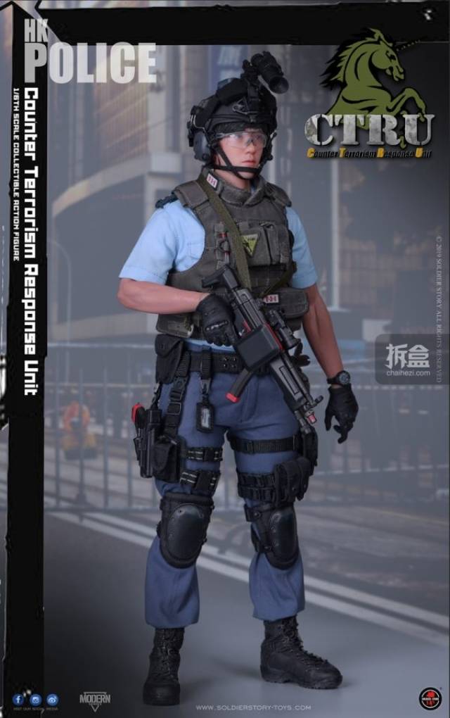 Soldierstory 香港警察反恐特勤CTRU小明1:6可动人偶_搜狐网