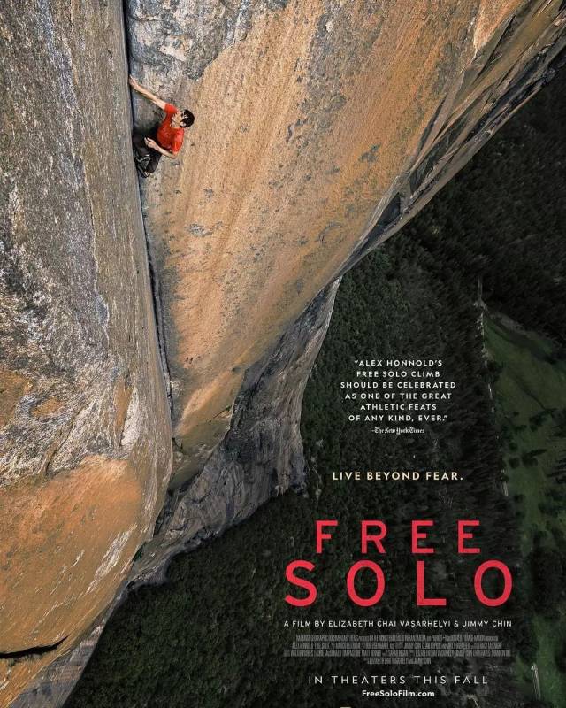 用生命在拍摄:奥斯卡最佳纪录片《徒手攀岩》,震撼!紧张!