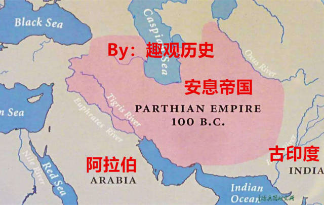 帕提亚帝国版图图片
