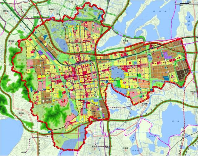 苏州市规划图高清图片