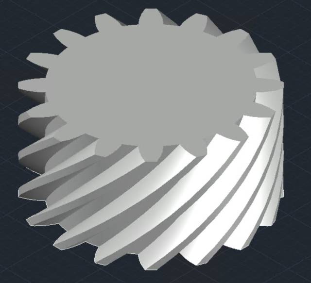 如何用autocad搞定三维斜齿轮_手机搜狐网