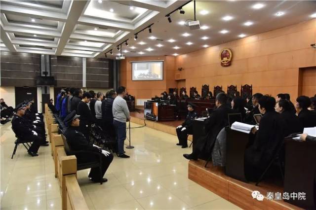 2月25日至3月2日,秦皇岛市昌黎县人民法院一审公开开庭审理韩书恺等人