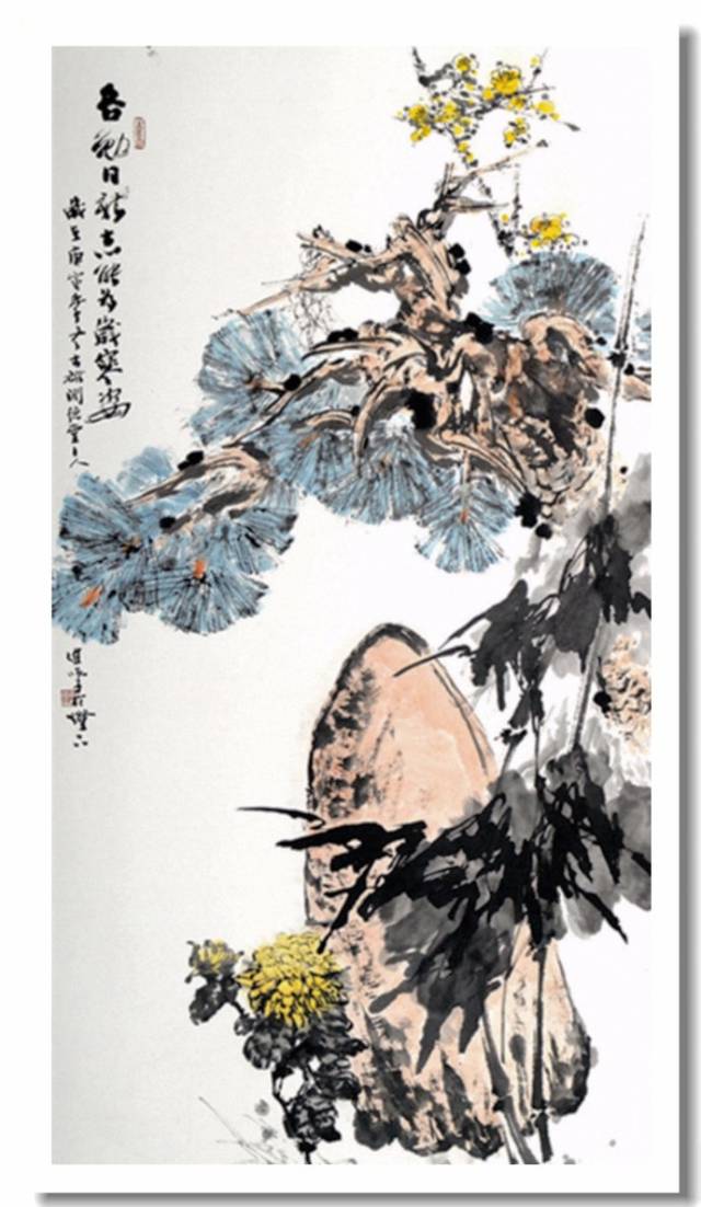 以书入画--中国画家李进学写意花鸟画作品赏析