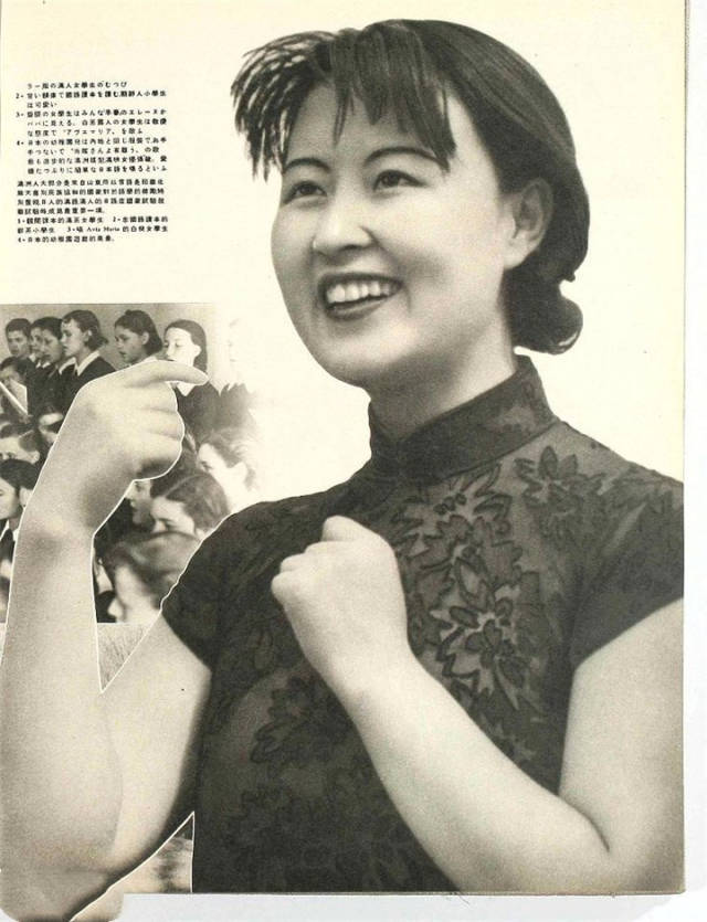 伪满洲国时的东北女人尖,美丽新潮,有李香兰和凌元