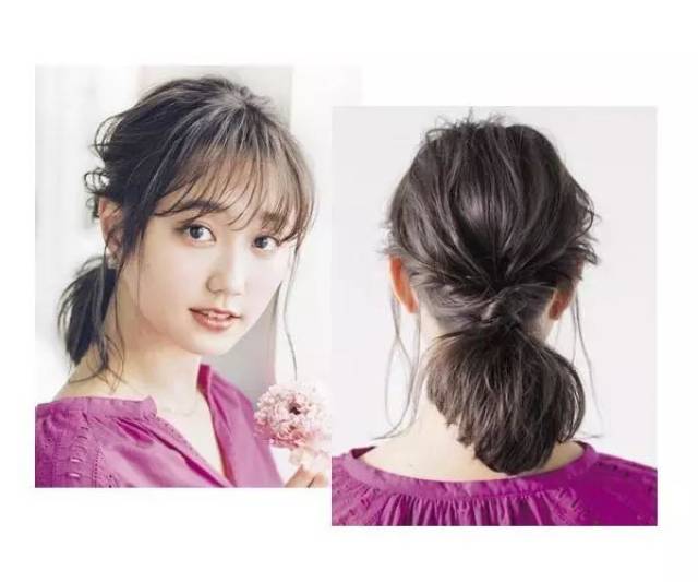 马尾辫的各种扎法这2款好看又简单