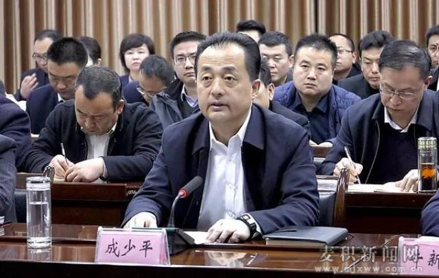 麦积区区长成少平在全省农业保险工作会议上作交流发言