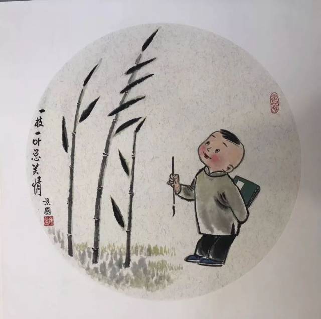 中国著名画家陈景国先生儿童漫画展开展