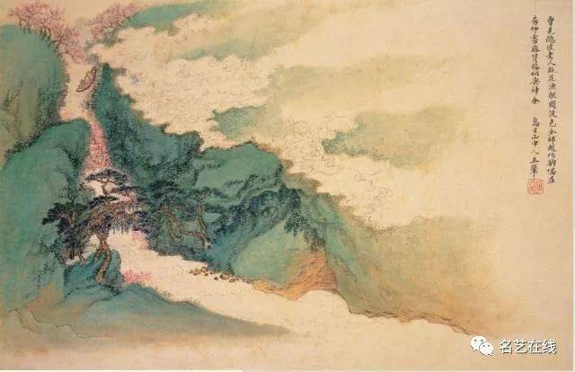 历代名家画笔下的最美的世外桃源图_搜狐网