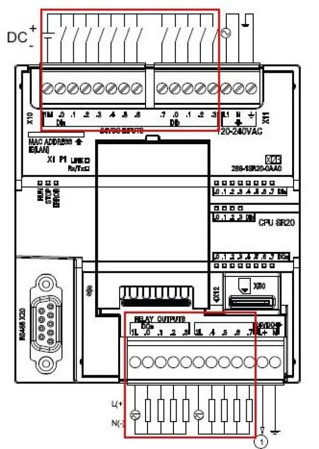 西门子1500接线图cad图片